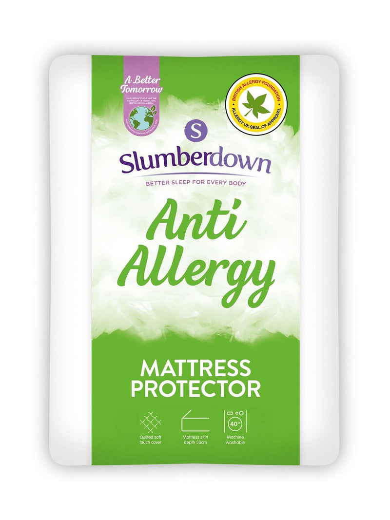 Slumberdown Anti Allergy Mattress Protector 30cm Depth (British brand)