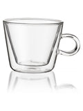 Judge Clear Duo Flare Cappuccino glass set 250ml, imported from the UK
