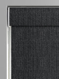 Black glittery roman blind made to measure - British product