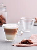 Judge Clear Duo Flare double-walled insulated latte glass set 325ml, UK version