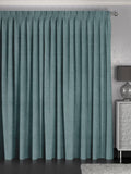 Riviera Blue Abbott made to measure curtains (British brand)