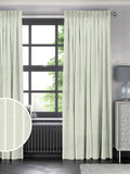 Franklin Mint mint green made to measure curtains (British brand)