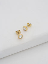 Ted Baker SINAA Ohrstecker-Set mit klaren Kristallen in Goldoptik, 0.6 cm x 1.5 cm