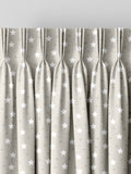 Ditsy Stars curtains natural 100% cotton made to measure, imported from the UK