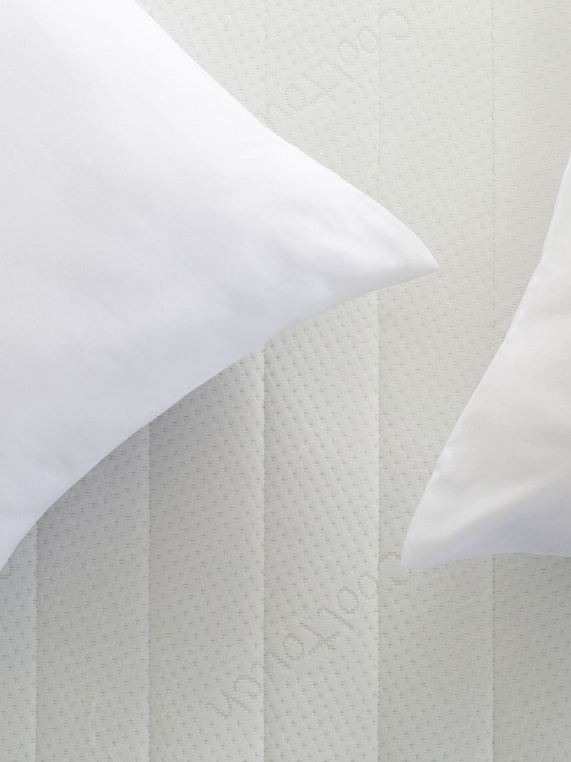 Slumberdown medium back sleeper Cosy Nights white pillows 2 pack (British brand)