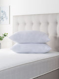 Slumberdown medium back sleeper Cosy Nights white pillows 2 pack (British brand)