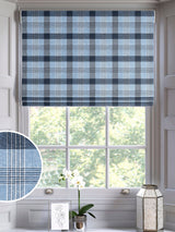 Next Blue Cleveland Made to Measure Roman Blind- Buy online at McGrocer