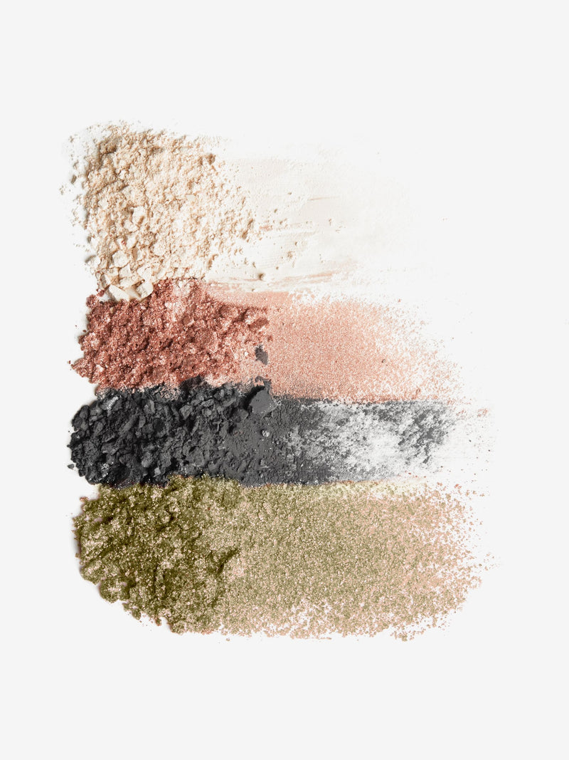 4-shade luxe eyeshadow palette (British brand)