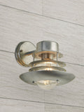Searchlight Silver Max outdoor wall lantern, UK version