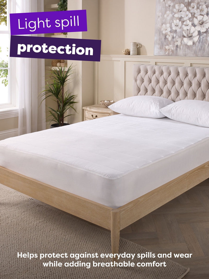 Slumberdown White Cosy Nights mattress protector (British brand)