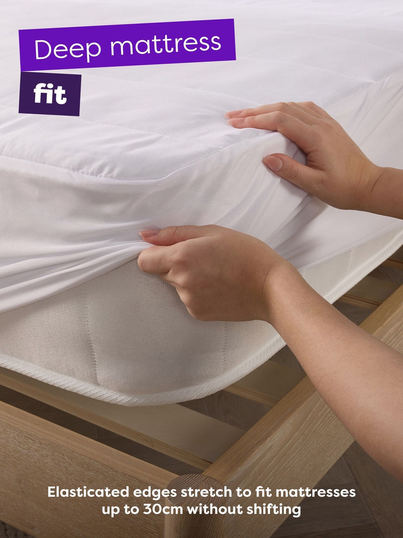 Slumberdown White Cosy Nights mattress protector (British brand)