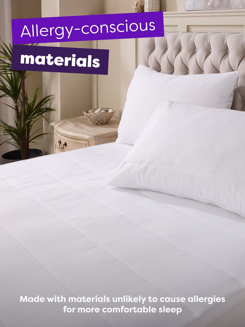Slumberdown White Cosy Nights mattress protector (British brand)