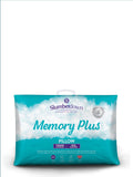 Slumberdown Firm Side Sleeper Memory Foam Plus White Pillow (British brand)