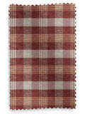Cleveland red check roman blind - British product