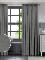 Next Slate Grey Abbott Made to Measure Curtains- Buy online at McGrocer