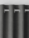 Abbott Slate Grey made to measure curtains, imported from the UK