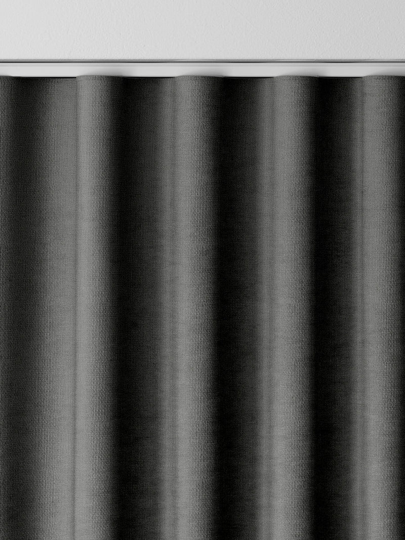 Abbott Slate Grey made to measure curtains, imported from the UK
