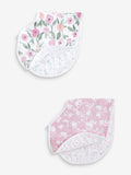 aden + anais Ma Fleur burpy bibs 2-pack, imported from the UK