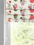 Cath Kidston Roman blinds with Cream Cups And Vases print, UK version