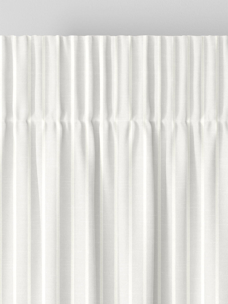 Natural Franklin made to measure curtains Franklin Pebble stripe, UK version