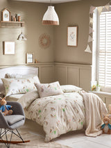 Peter Rabbit Natural Classic Watercolour 100% Cotton Duvet Cover and Pillowcase Set