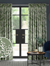 Next Green Grove Aloe Made to Measure Curtains- Buy online at McGrocer