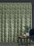 Green Grove made to measure curtains with Grove Aloe pattern - British product
