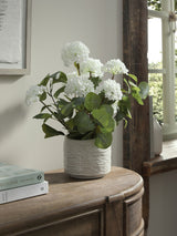 Next White Artificial Vibernum Plant in Country Ceramic Pot- Buy online at McGrocer