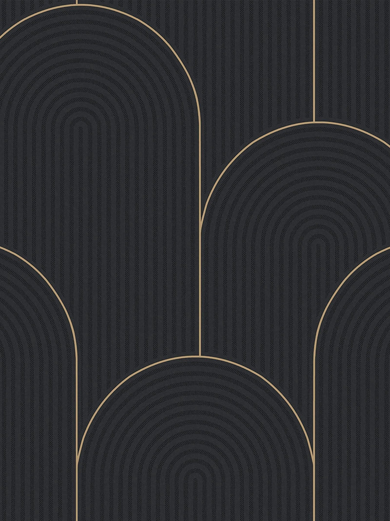 Graham & Brown Black Lancet wallpaper 10m, UK version