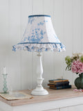 Shabby Chic White Delilah table lamp (British brand)