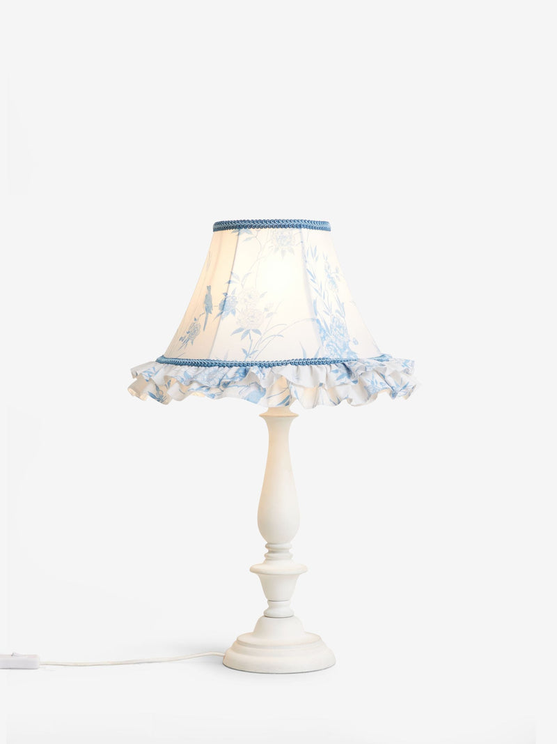 Shabby Chic White Delilah table lamp (British brand)