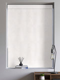 Amble cream geometric Roman blind made to measure, imported from the UK
