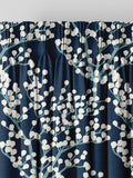 Blue Grove navy curtains, imported from the UK
