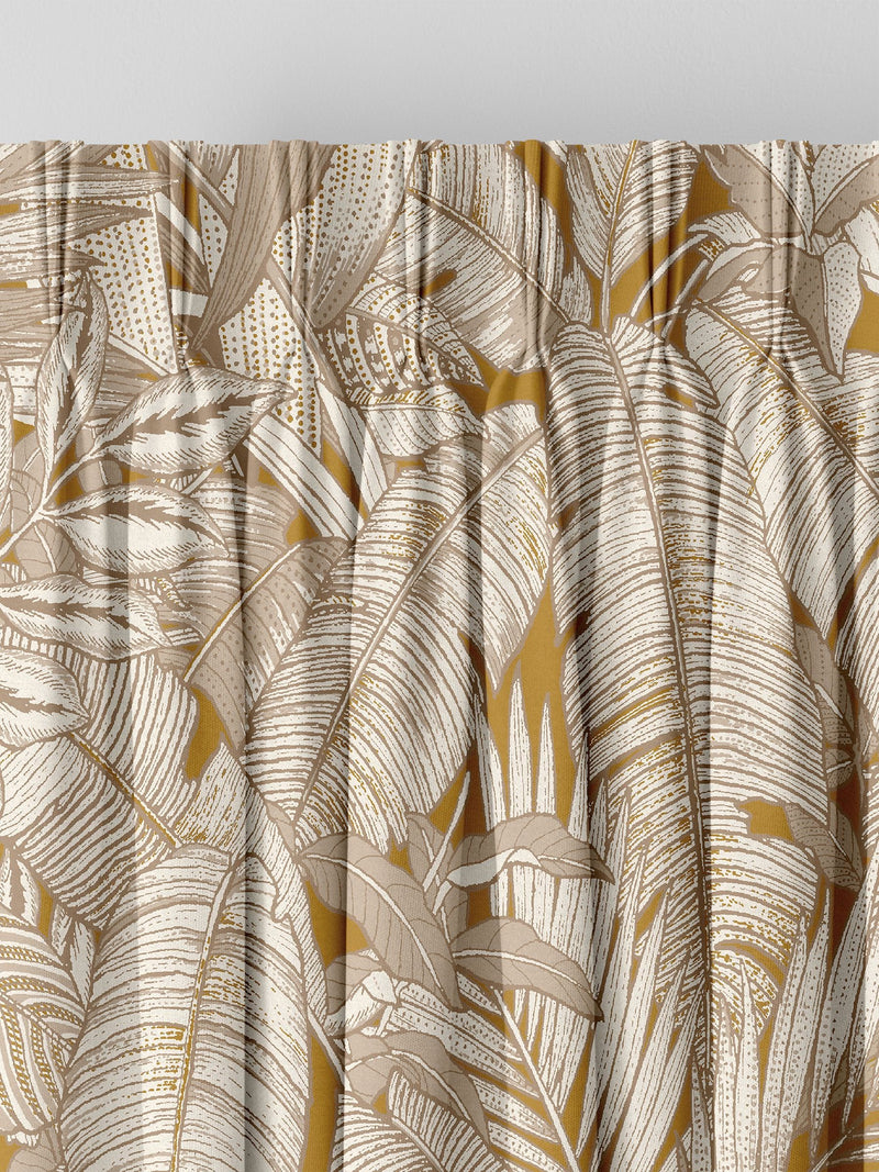 Graham & Brown Paradys Turmeric made to measure curtains, UK version
