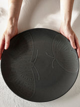 Next Kew Gardens Black Living Jewel Stoneware Charger Plate- Buy online at McGrocer