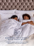 Snuggledown Hungarian Goose Down Soft Front Sleeper White Pillow (British brand)