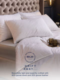 Snuggledown Hungarian Goose Down Soft Front Sleeper White Pillow (British brand)