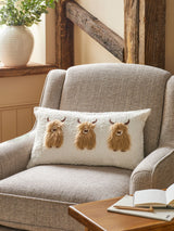 Next Natural Hamish The Highland Cow Trio Cushion 50 x 30cm- Buy online at McGrocer