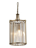 Searchlight Brown Hermione 2-light ceiling light (British brand)