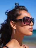 Lunettes de soleil effet ombré noir avec détail découpé - Produit britannique