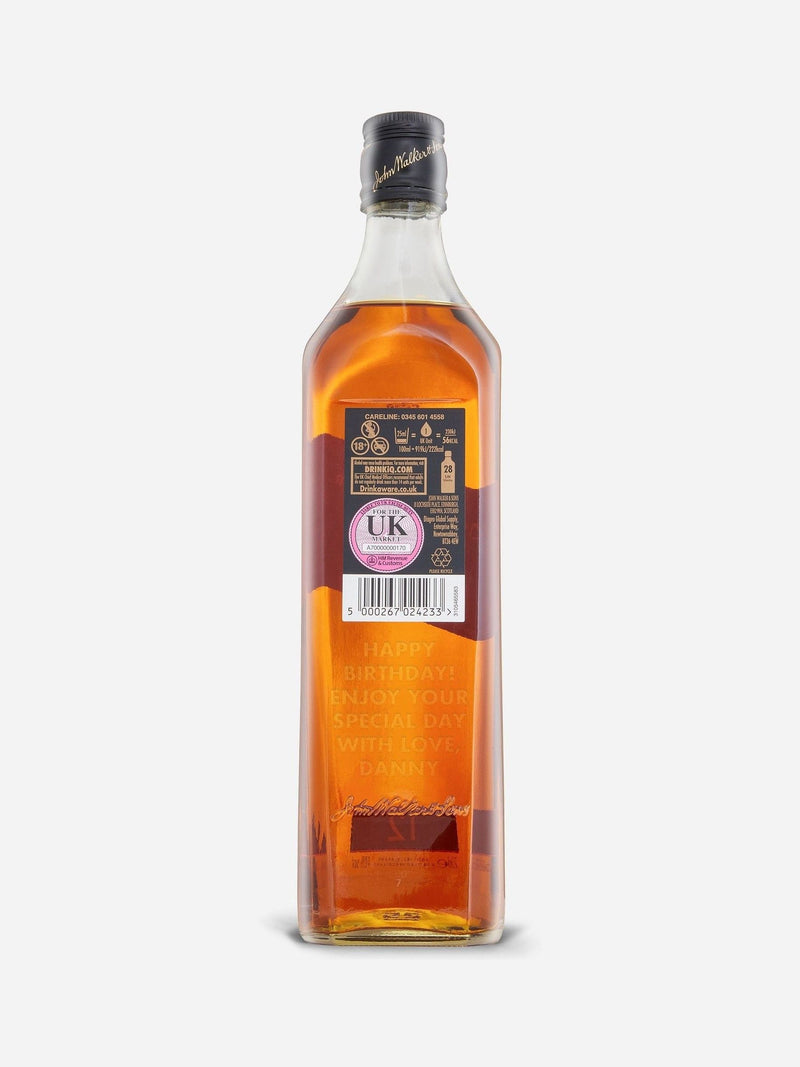 Johnnie Walker Black Label whisky 70cl, UK version