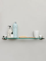 Next Robert Welch Burford Silver Bathroom Shelf - 55cm- Buy online at McGrocer