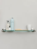 Robert Welch Burford wall-mounted glass shelf 55cm (British brand)
