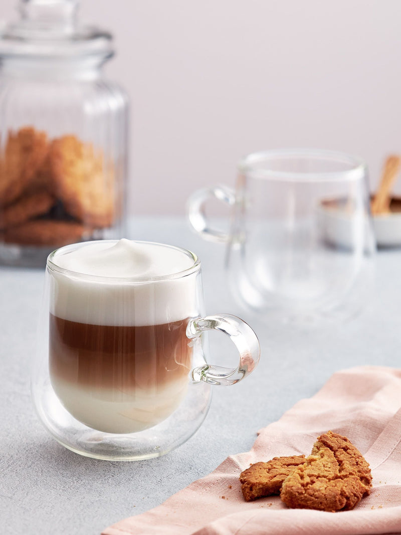 Judge Clear Duo Double Walled latte glass set 325ml, UK version