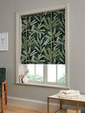 Graham & Brown emerald green Borneo Roman blind (British brand)