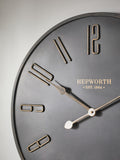 Stamford bronze wall clock 60cm - British product