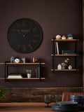 Stamford bronze wall clock 60cm - British product