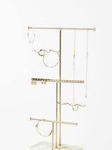 Next Oliver Bonas Gold Metal and Marble Wiggle Jewellery Stand- Buy online at McGrocer