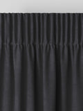 Graphite Grey Jangga made to measure curtains - British product
