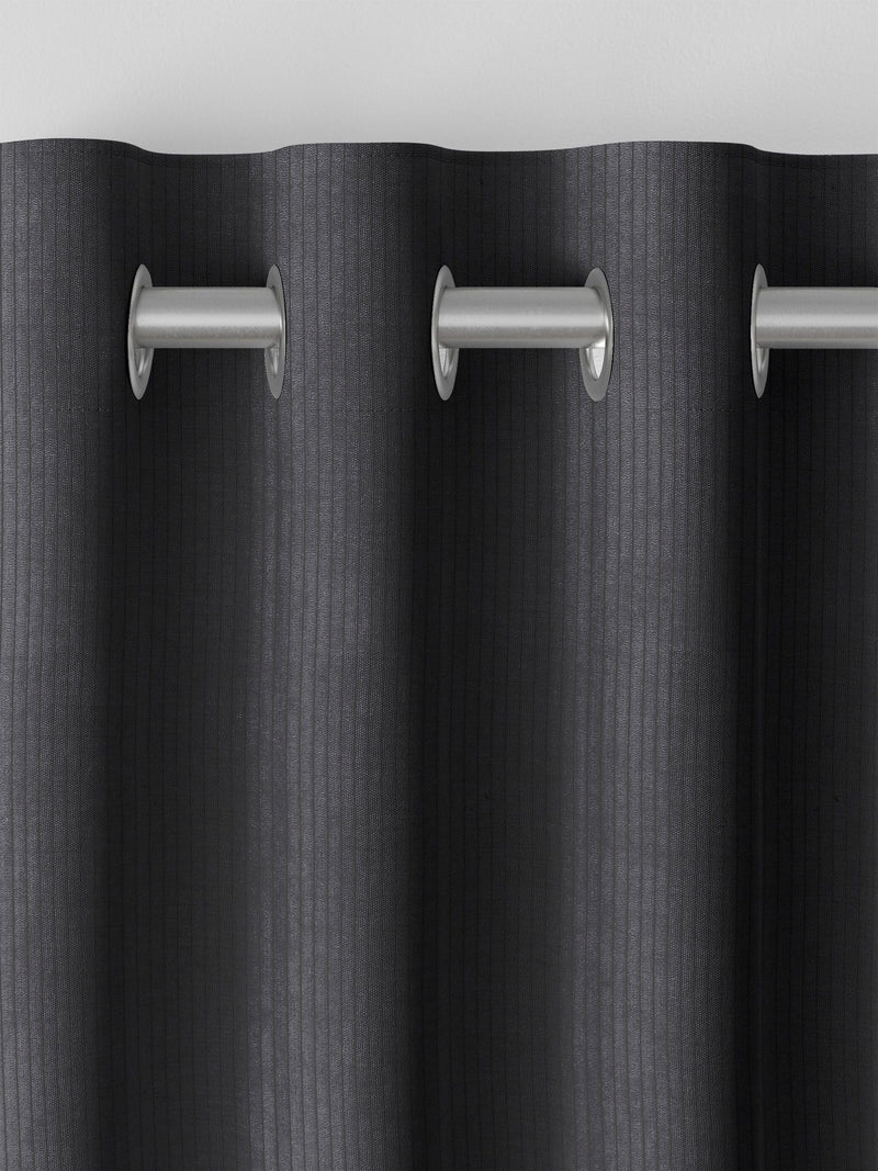 Graphite Grey Jangga made to measure curtains - British product